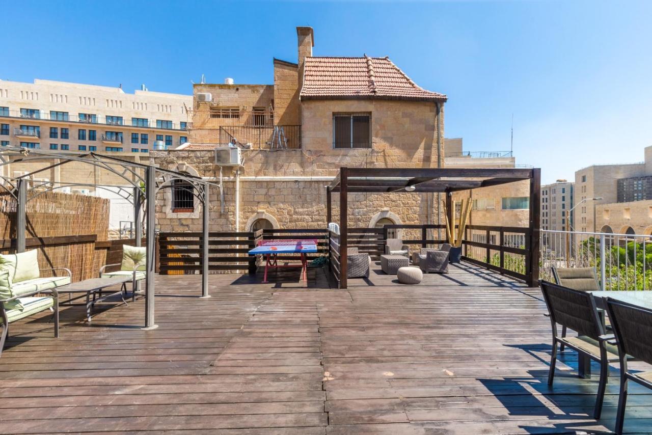 Вилла Private House 5 Bdr In Mamilla Up To 12 People ! Иерусалим Экстерьер фото